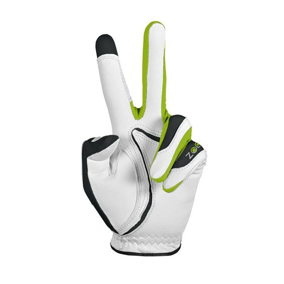 Zoom Tour Damen Handschuh, weiss/grau/limette