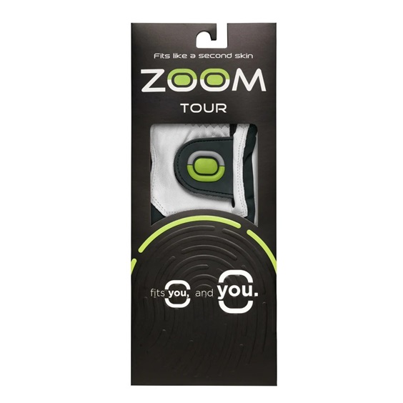 Zoom Tour Damen Handschuh, weiss/grau/limette