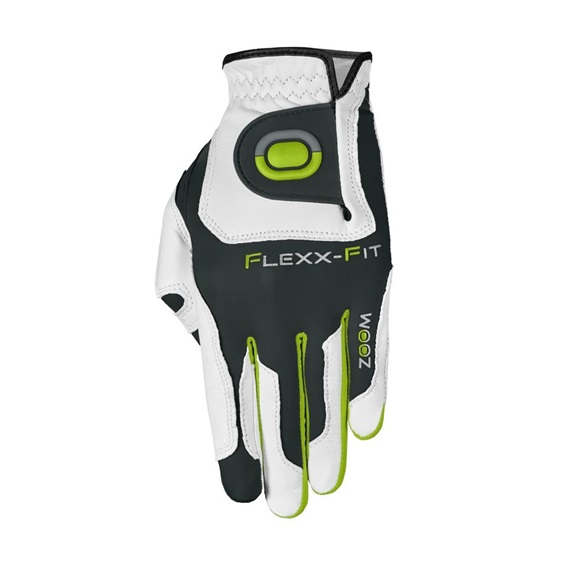 Zoom Grip Damen Golfhandschuh, weiss/grau/grün