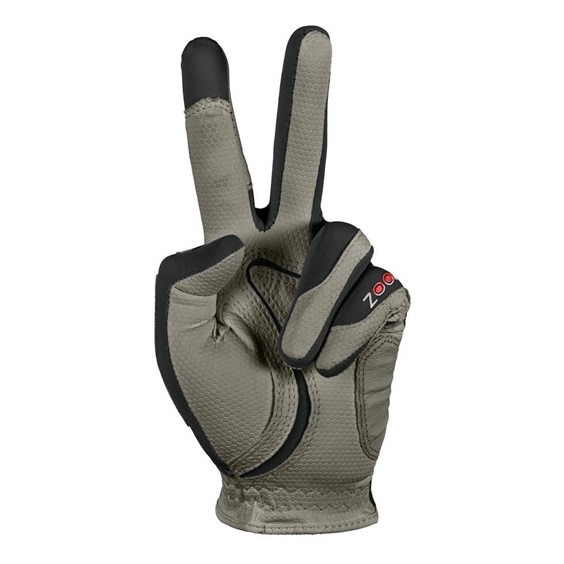 Zoom Weather Herren Handschuh, grau/schwarz/rot