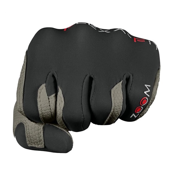 Zoom Weather Herren Handschuh, grau/schwarz/rot