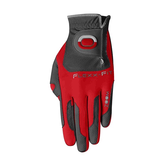 Zoom Weather Herren Handschuh, grau/rot