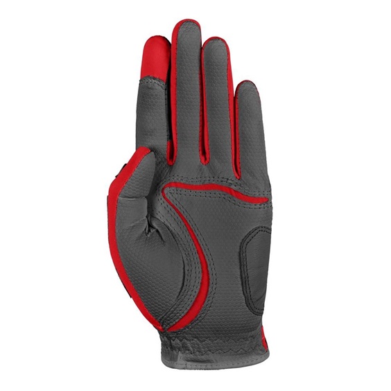 Zoom Weather Herren Handschuh, grau/rot