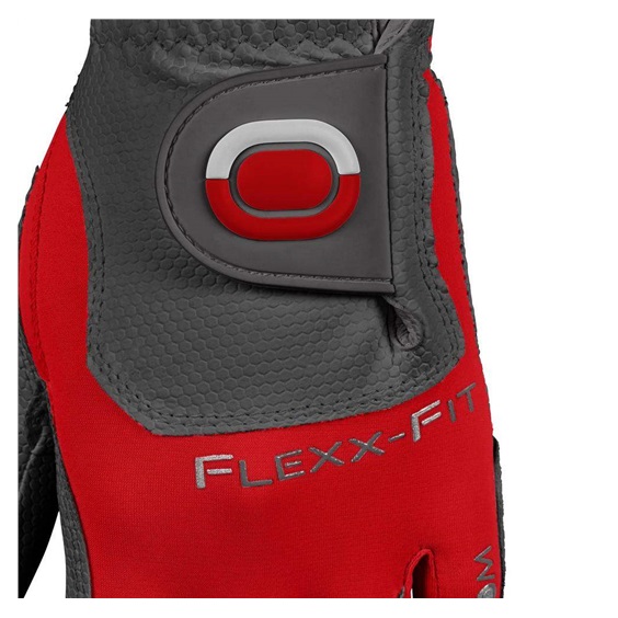 Zoom Weather Herren Handschuh, grau/rot