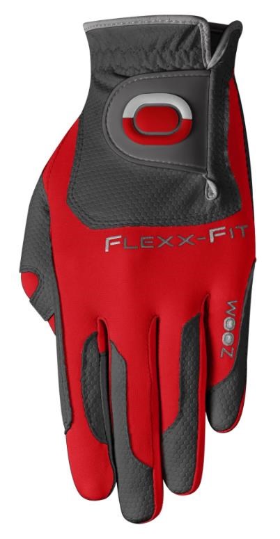 Zoom Weather Damen Handschuh, grau/rot