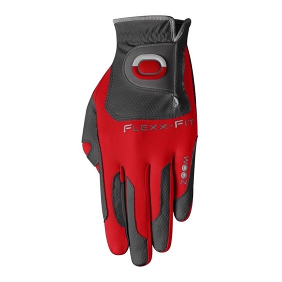 Zoom Weather Damen Handschuh, grau/rot