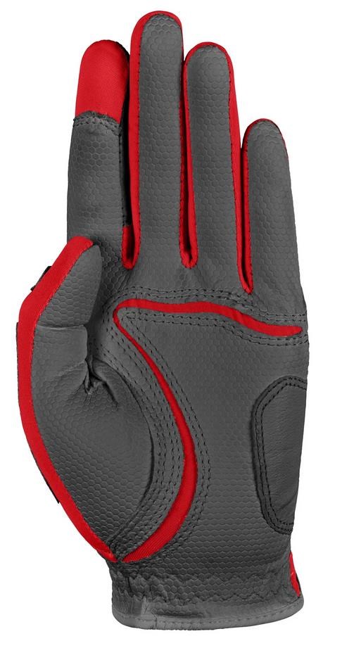 Zoom Weather Damen Handschuh, grau/rot