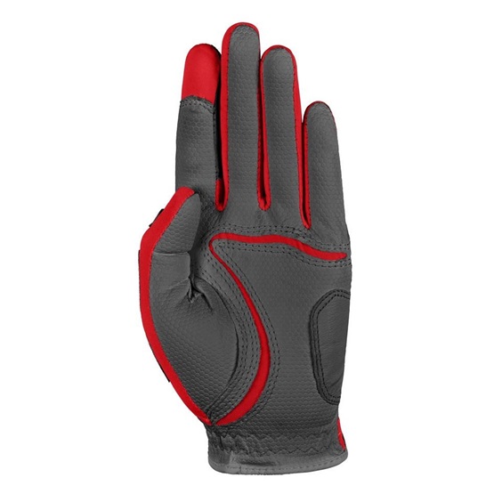 Zoom Weather Damen Handschuh, grau/rot