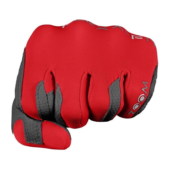 Zoom Weather Damen Handschuh, grau/rot
