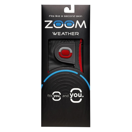 Zoom Weather Damen Handschuh, grau/rot
