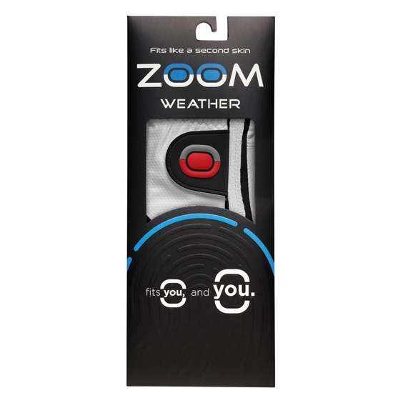 Zoom Weather Damen Handschuh, weiss/schwarz/rot