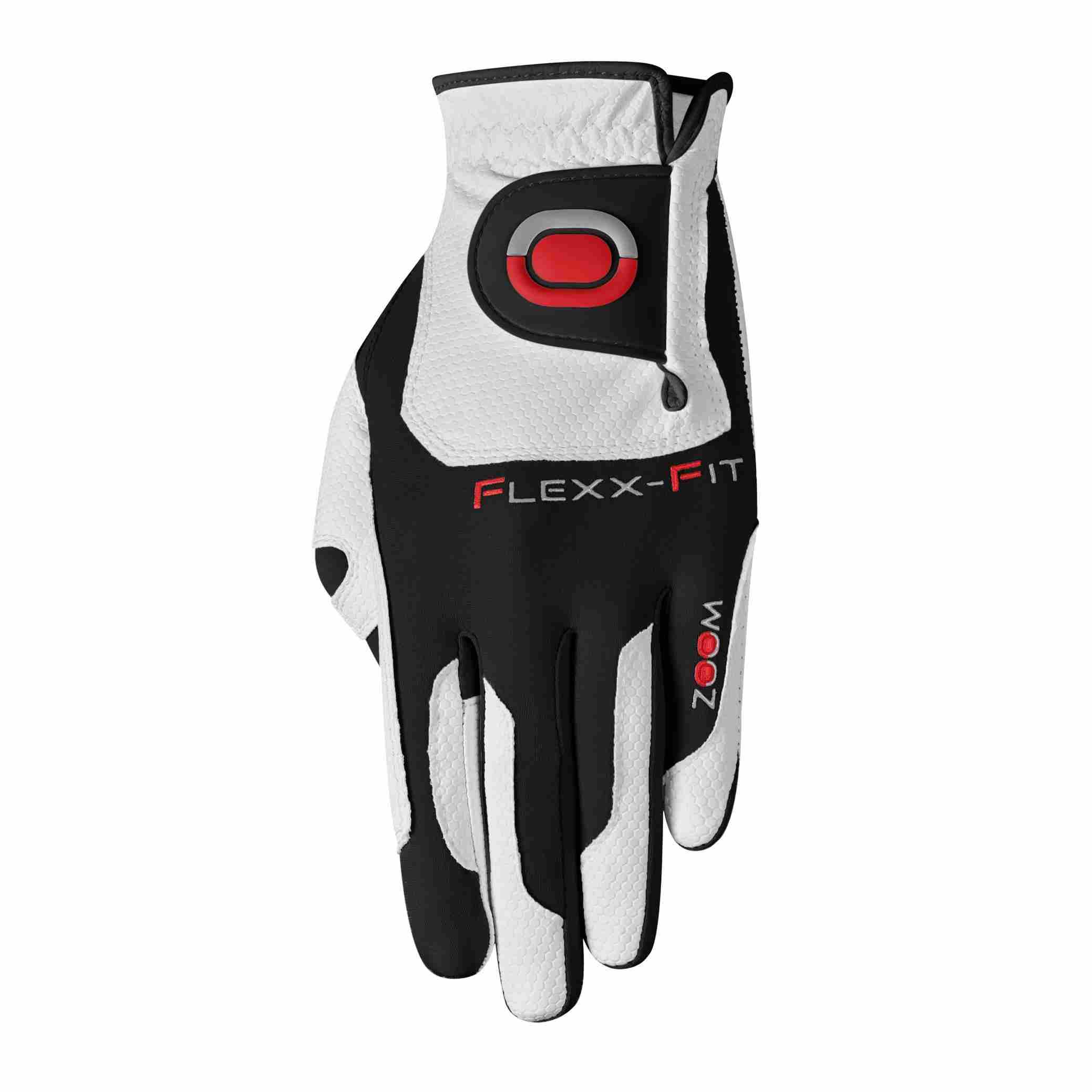 Zoom Weather Herren Handschuh, weiss/schwarz/rot