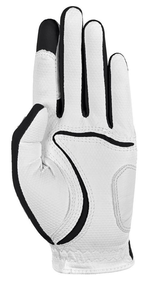 Zoom Weather Herren Handschuh, weiss/schwarz/rot
