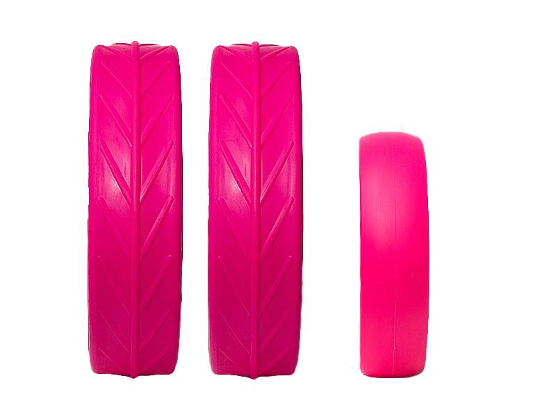 JuCad Bereifung, rosa, 3Stk.