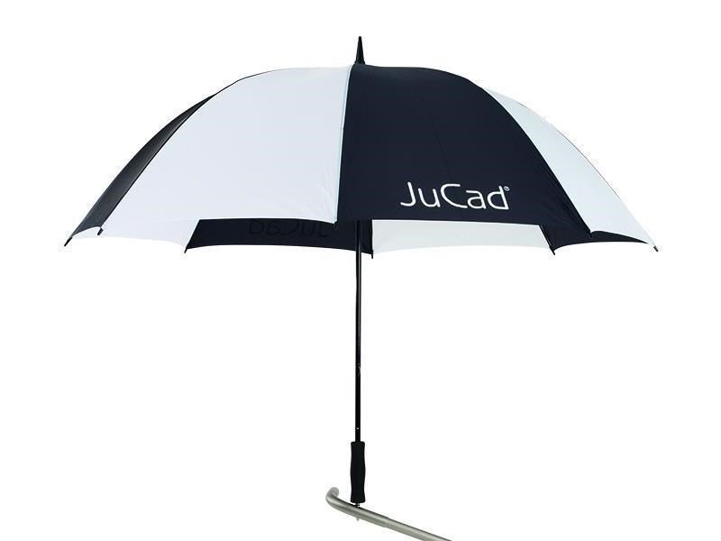 JuCad Golfschirm 68", schwarz/weiss
