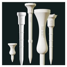 Lignum Tee Plastiktees 62mm, 12Stk., weiss