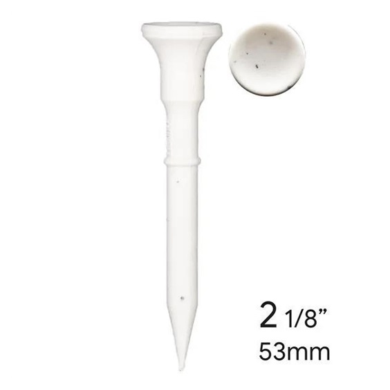 Lignum Tee Plastiktees 53mm, 16Stk., weiss