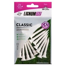 Lignum Tee Plastiktees 53mm, 16Stk., weiss