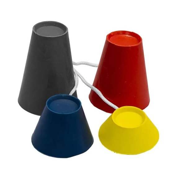 Longridge Jumbo Rubber Winter Tees, 4 Stück