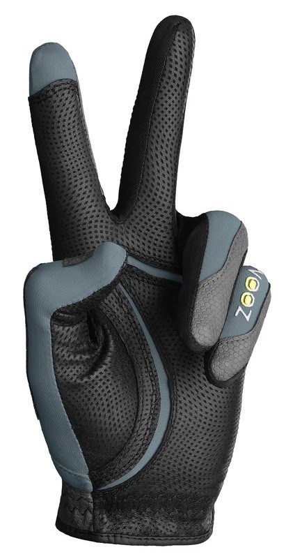 Zoom Aqua Control Herren Golfhandschuh, schwarz/grau/limette
