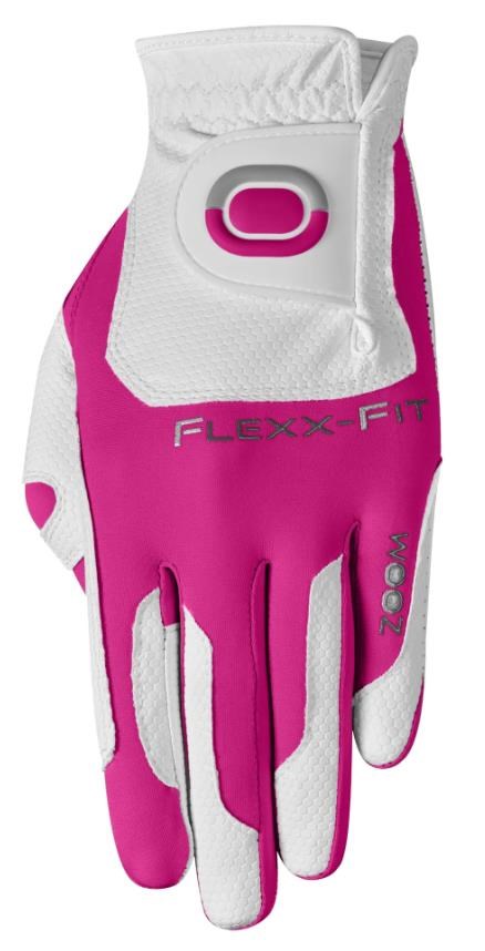 Zoom Zoom Weather Damen Golfhandschuh, weiß/fuchsia