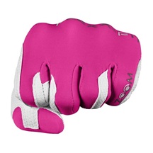Zoom Zoom Weather Damen Golfhandschuh, weiß/fuchsia