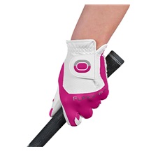 Zoom Zoom Weather Damen Golfhandschuh, weiß/fuchsia