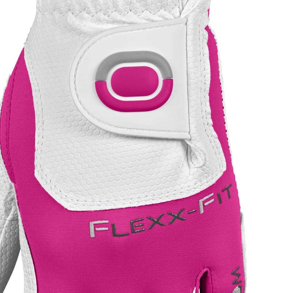 Zoom Zoom Weather Damen Golfhandschuh, weiß/fuchsia