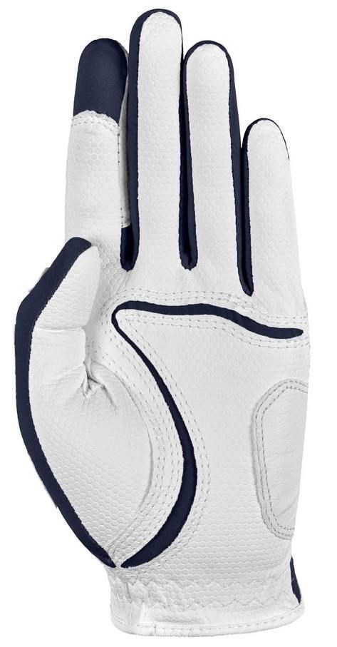 Zoom Weather Damen Handschuh, weiss/dunkelblau