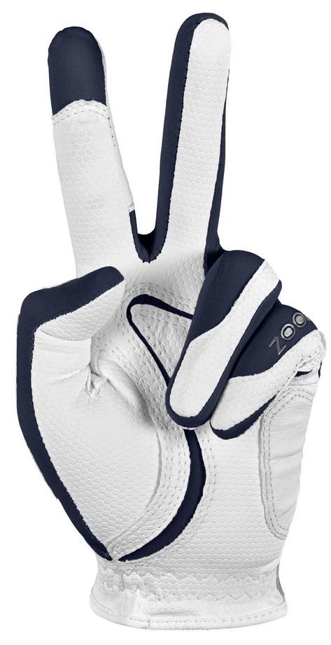 Zoom Weather Damen Handschuh, weiss/dunkelblau