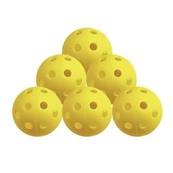 Longridge Yellow Airflow Trainingsbälle, 6Stk.