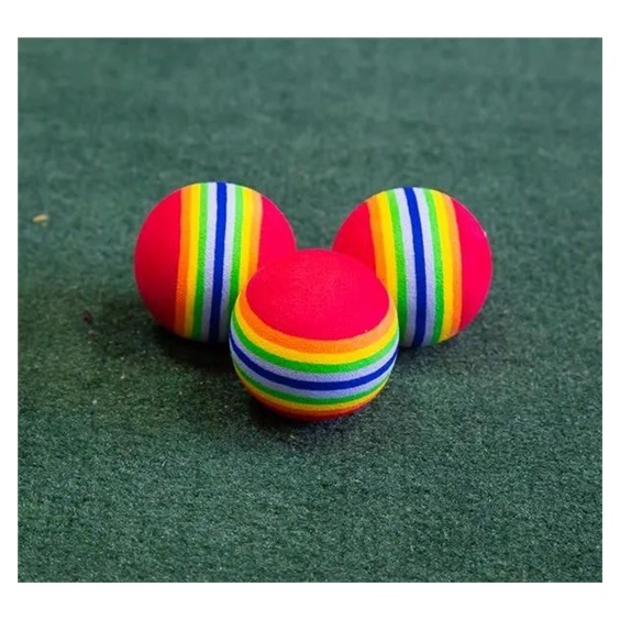 Longridge Multi-Coloured Foam Trainingsbälle, 6Stk.