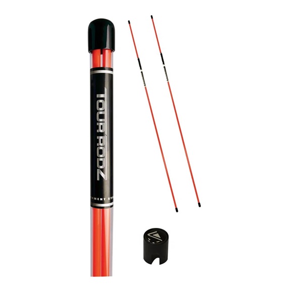 Longridge Tour Rods Trainingsschläger, orange, 2Stk.