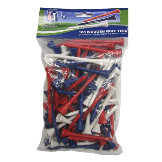 PGA TOUR Color Holztees 70 mm / 100 St.
