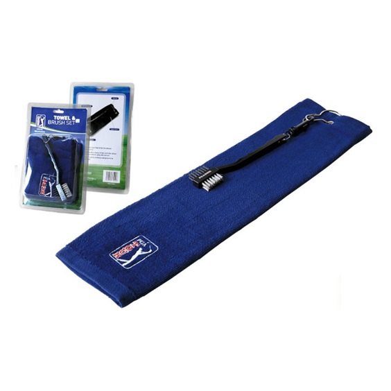 PGA TOUR Golf Handtuch + Bürste