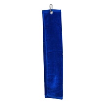 Longridge Luxury Three Fold Golf Handtuch, blau