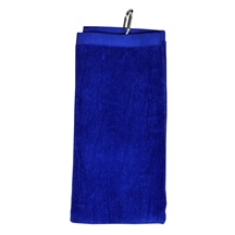 Longridge Luxury Three Fold Golf Handtuch, blau