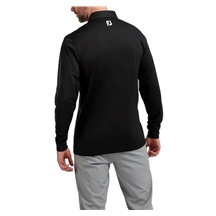 FootJoy Thermolite Herren Langarm-Polo, schwarz