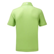 FootJoy Stretch Pique Solid Athletic Fit Herren Poloshirt, limette