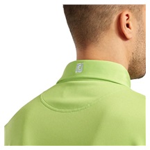 FootJoy Stretch Pique Solid Athletic Fit Herren Poloshirt, limette