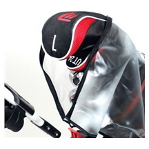 Masters Clear Rain Cape with Zip Regenhaube