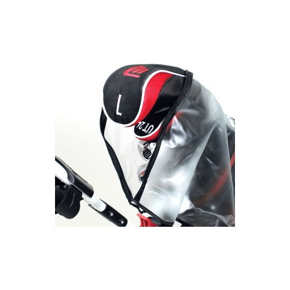 Masters Clear Rain Cape with Zip Regenhaube