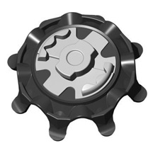 SoftSpikes Softspikes Stealth Golfspikes, schwarz/silber, PINS (20 Stück)