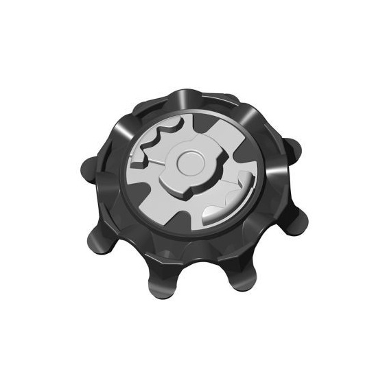 SoftSpikes Softspikes Stealth Golfspikes, schwarz/silber, PINS (20 Stück)