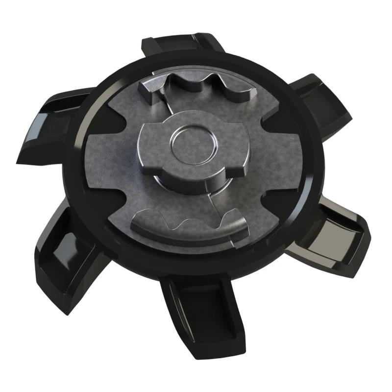 SoftSpikes Softspikes Stealth Golfspikes, schwarz/silber, PINS (20 Stück)