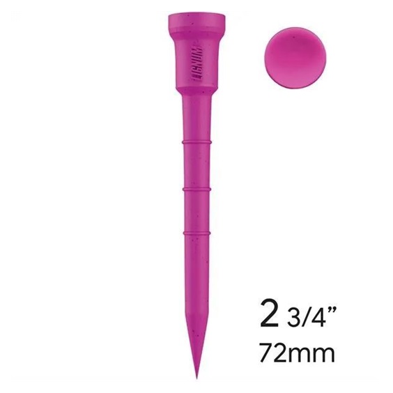 Lignum Tee Plastiktees 72mm, 12Stk., rosa