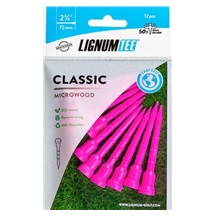 Lignum Tee Plastiktees 72mm, 12Stk., rosa