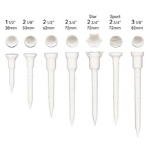 Lignum Tee Plastiktees 72mm, 12Stk., rosa