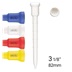 Lignum Tee Plastiktees 82mm, 12Stk., farbe mischen