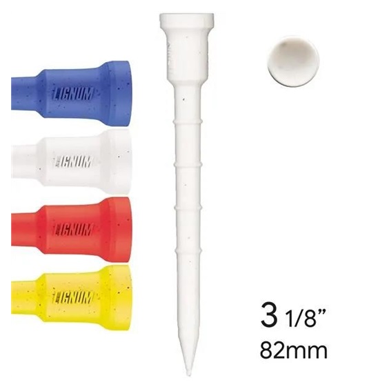 Lignum Tee Plastiktees 82mm, 12Stk., farbe mischen